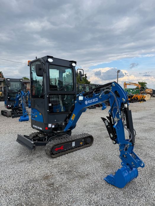 Nowa Minikoparka RIPPA R15 ECO Kubota Jcb rozsuwane podwozie 1,5T Leasing DOSTEPNA OD RĘKI Transport Gratis !!! DEALER RIPPA DUŻY WYBÓR ZOBACZ