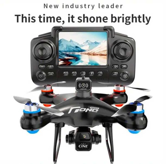 E55 ДРОН з подвійною камерою 480p. 30 хвилин польоту ПУЛЬТ З ЕКРАНОМ