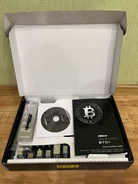 Материнская плата ASRock Q270 PRO BTC+