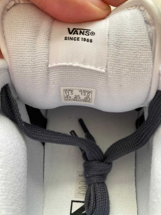 Кеди Vans Knu Skool Mid 42.5,45р 100% шкіра! Ванс олд скул кросіки снікерси ОРИГІНАЛ