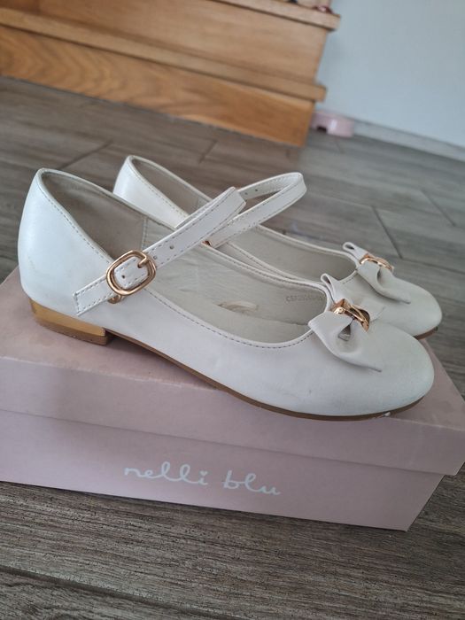 Buty komunijne dla dziewczynki r  34 Nelli blu wkładka 21cm