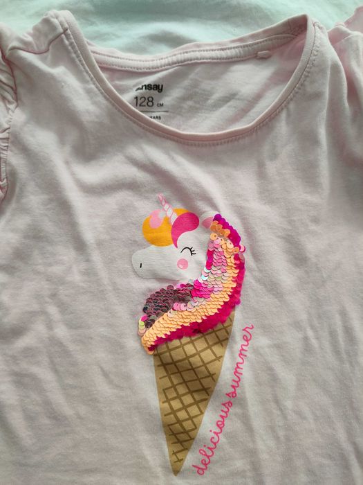 Mała paka ubrań dla dziewczynki r122-128