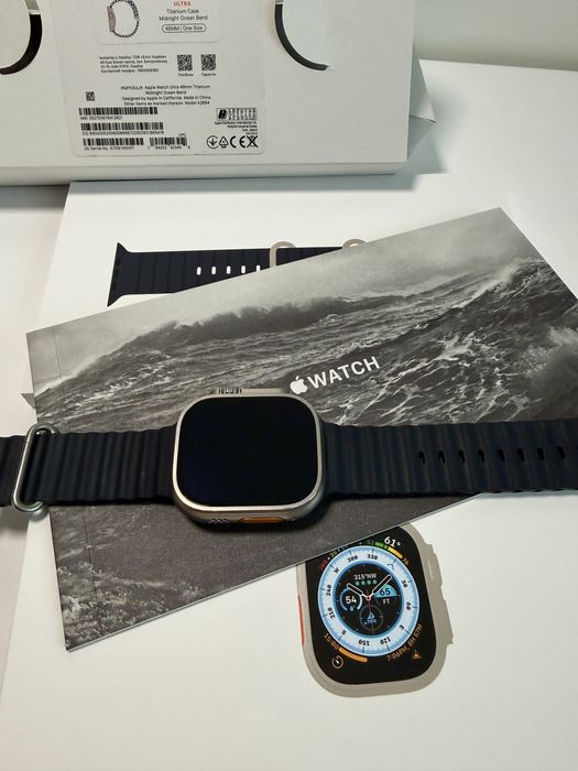 Apple watch Ultra Titanium Midnight Ocean Band 49mm