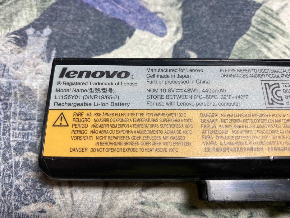 Oryginalna bateria do laptopa Lenovo L11S6Y01