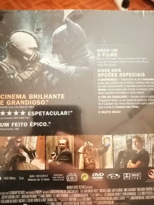 Edição especial Dark knight Rises