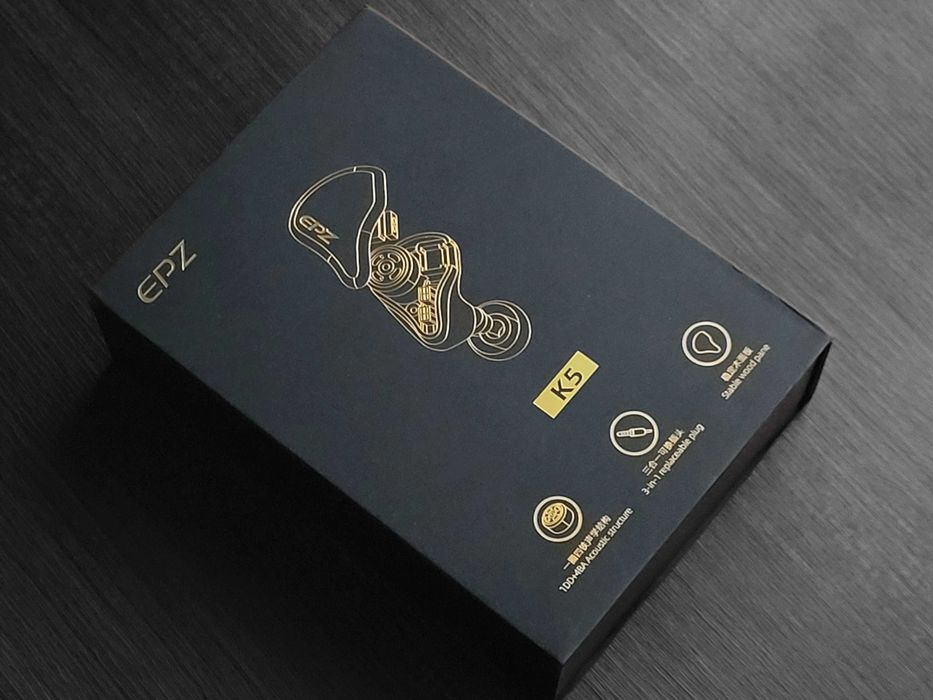 Навушники EPZ K5. Колір: чорний. Штекер: 2,5/3,5/4,4 мм