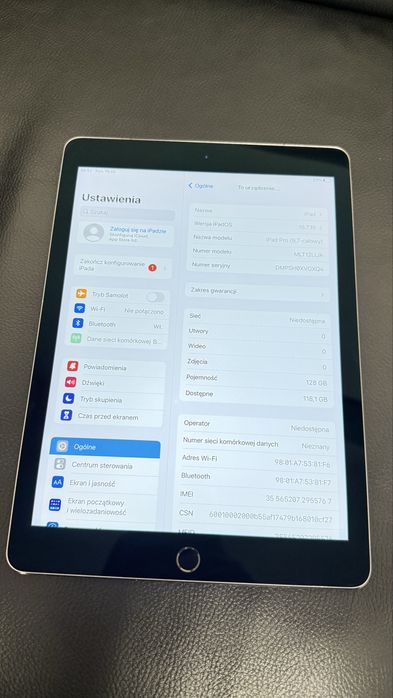 iPad Pro A1674 128 gb LTE