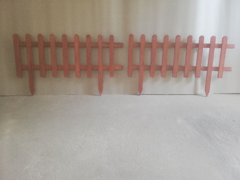 Płotki drewniane ogrodowe nowe