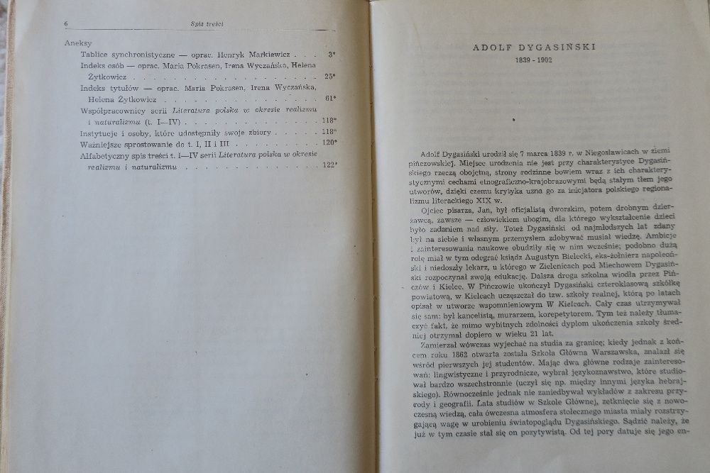 Literatura polska w okresie realizmu i naturalizmu tom 4