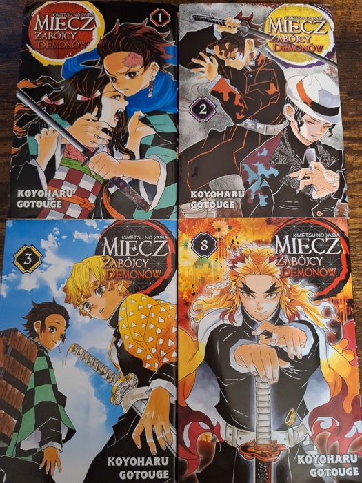 Miecz zabójcy demonów tomy 1-3,8