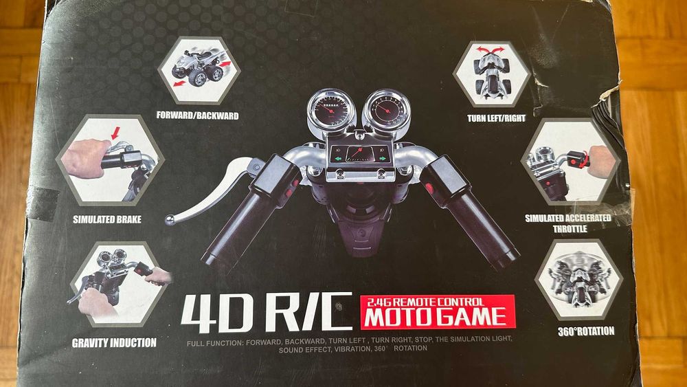 QUAD 4x4 na Sterowanie z PILOTEM w Kształcie Silnika Motoru