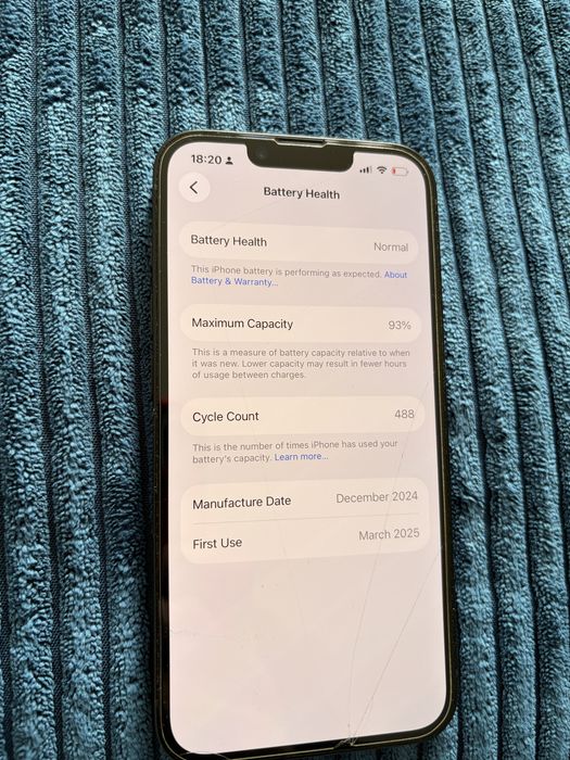 iPhone 16e, 256Gb, Bat 93%