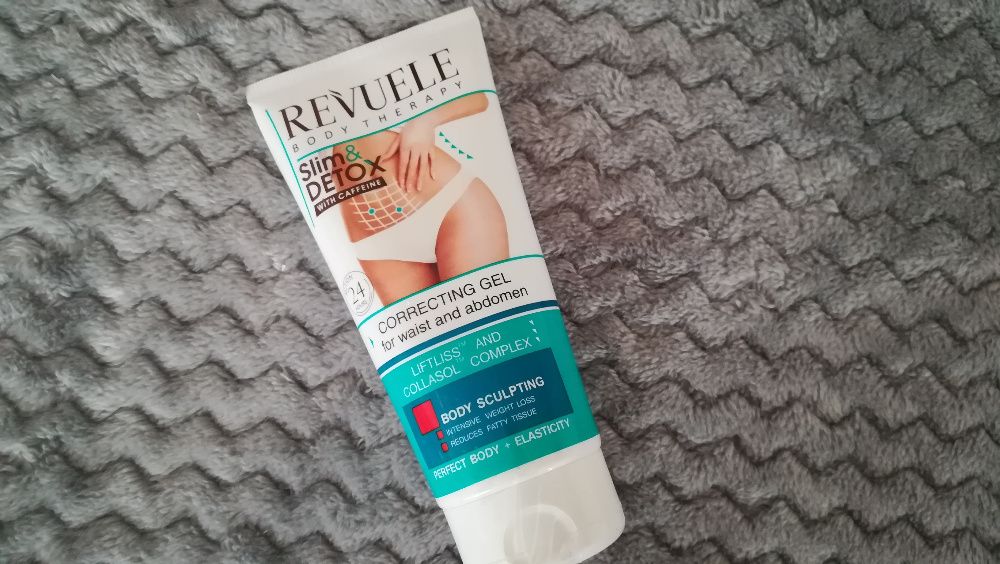 Revuele creme abdómen cintura queima gordura anti-celulite estrias NOV