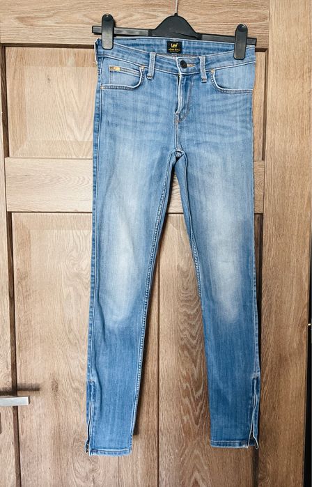 Lee Scarlett cropped jeansy