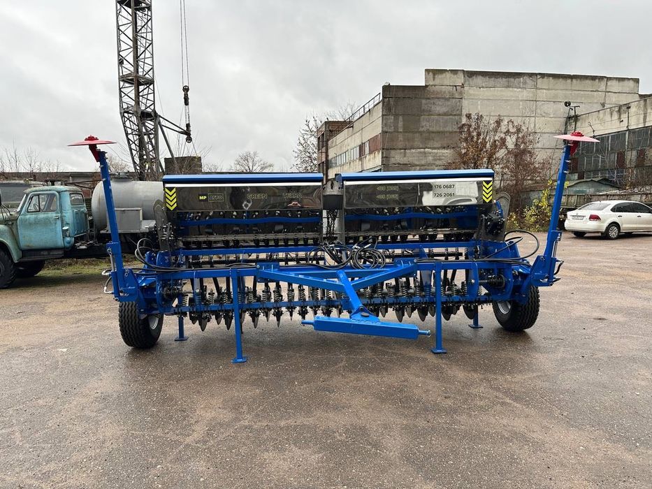Причіпна зернова сівалка Green Terra 3.6м MINI-TILL, Мінімум обробітку