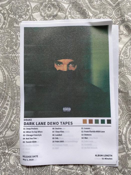 Poster drake para moldurar 20x30