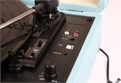 Вініловий програвач в ретро стилі Fenton RP 115 з BT,USB та динаміками