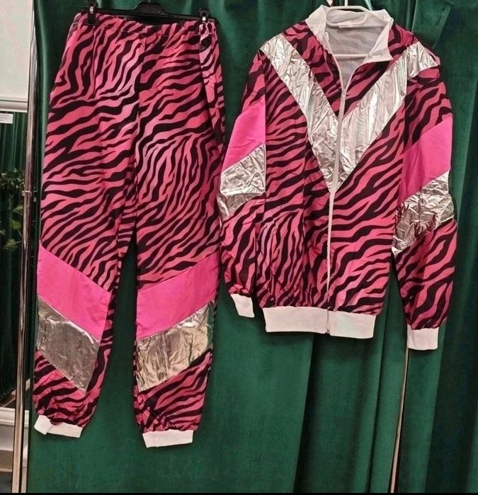 PRL dres Ala kreszowy kicz party XXL męski damski komplet