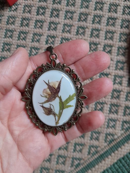 Підвіска жіноча двухстороння Квіти