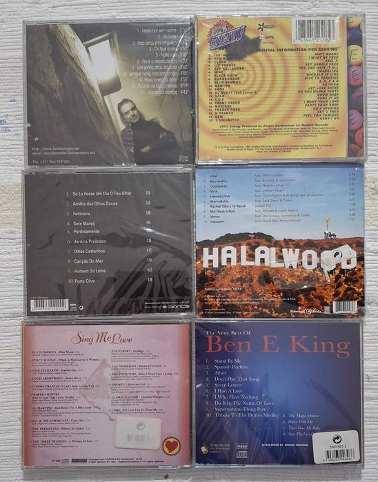 (Lote 2) - 6 CDs novos e selados (o preço indicado é por 1 CD)