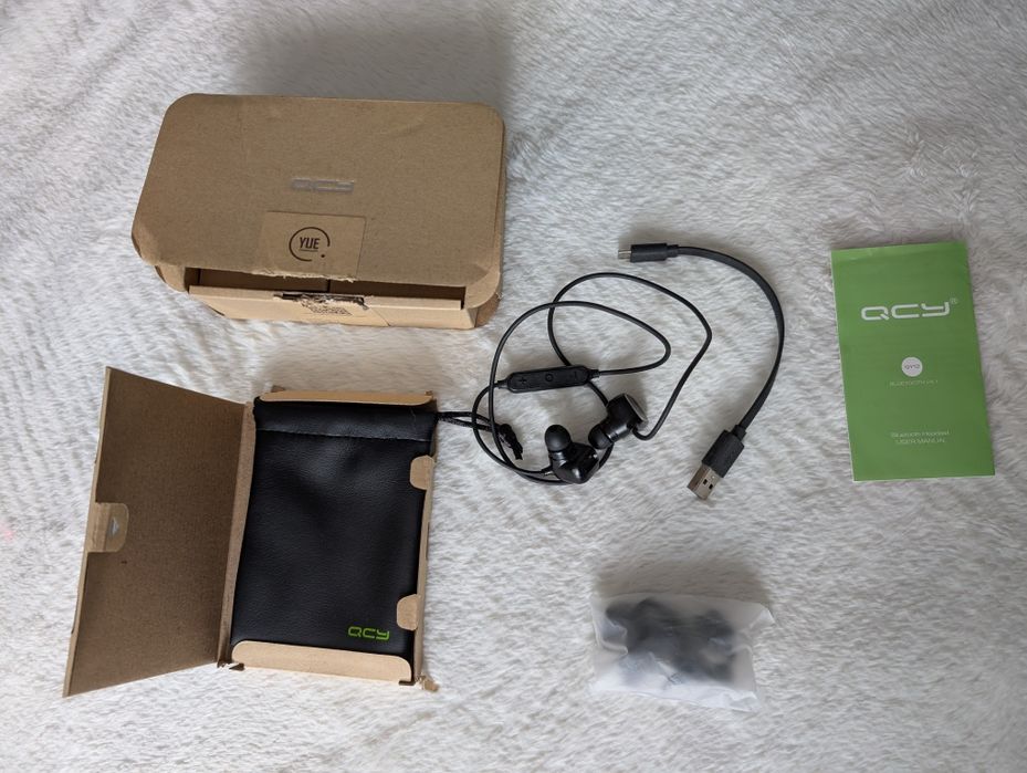 Słuchawki QCY QY2 douszne Komplet Bluetooth 4.1 Sprawne