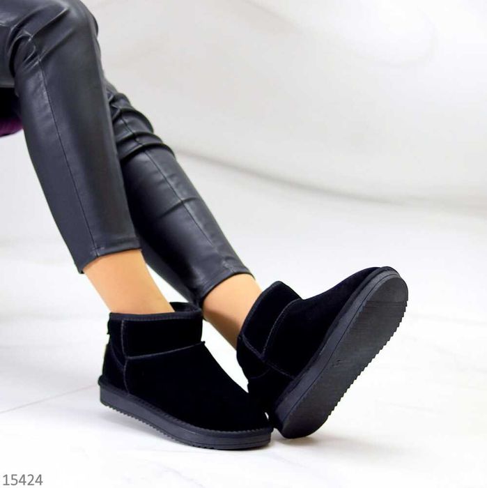 Низькі уггі ITTS натур. замша, низкие зимние угги короткие угги 37-41р