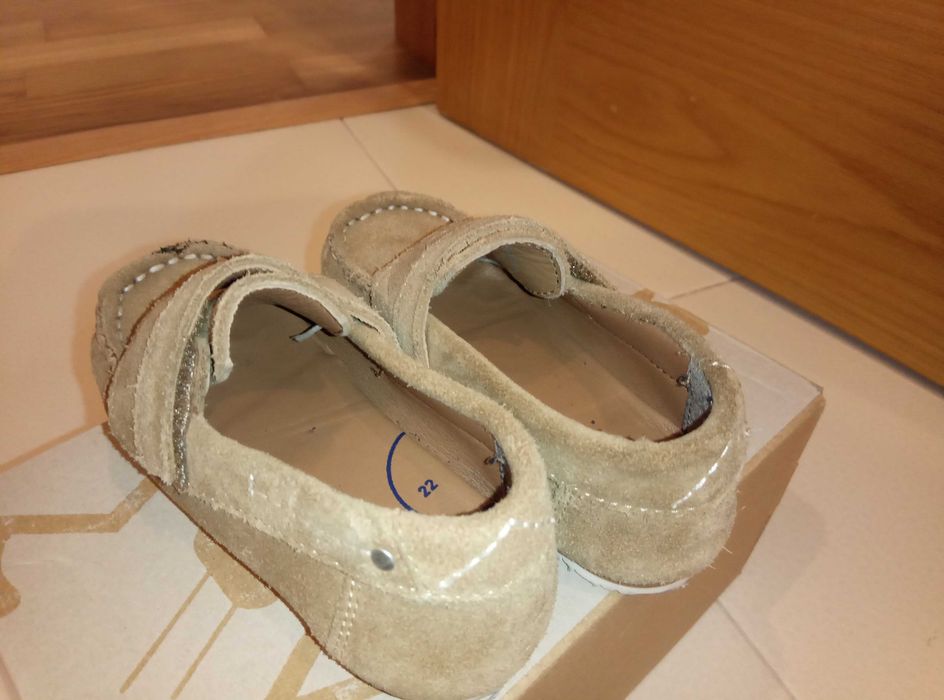 Sapatos pele menino