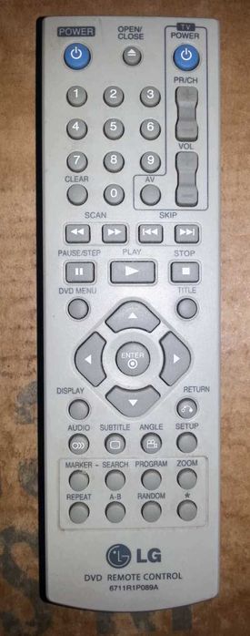 Piloty do telewizorów, DVD, Audio wieże, dekoderów