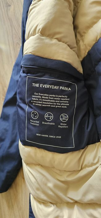 Gant model Everyday D2 Parka rozmiar M/L z kapturem wymiary na foto  mało używana