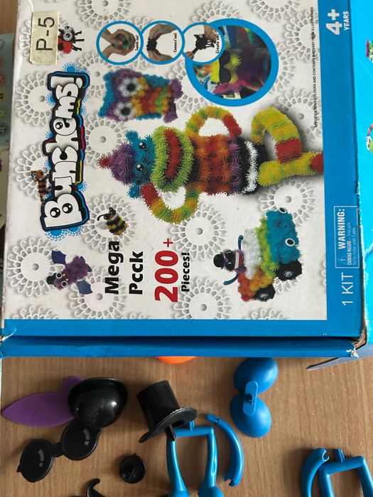 Игры настольные конструкторы  Bunchems и WOOPIE Puzzle 4+