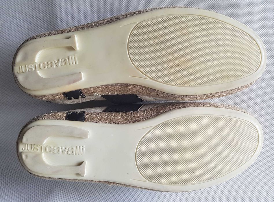 Just Cavalli skórzane ażurowe buty męskie 45 bdb+ Oryginał!
