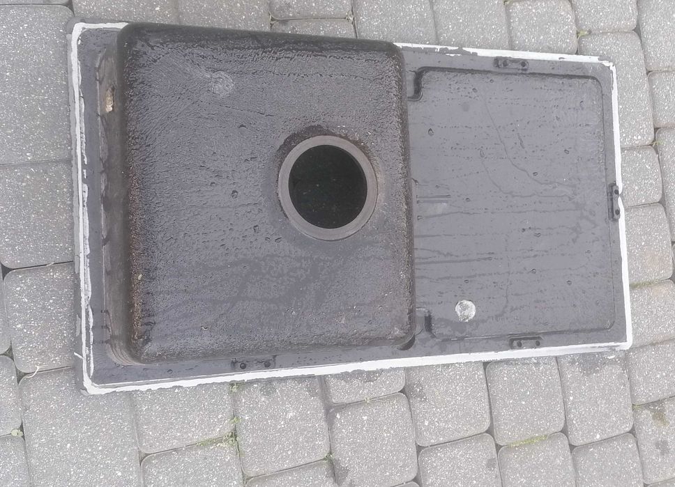 Zlew franke kamienny 1 komorowy z ociekaczem 78 x 43,5