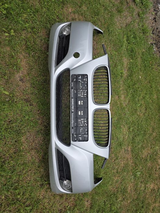 Zderzak przód BMW E90 E91 Lci 354 Titansilber kratka halogen grill