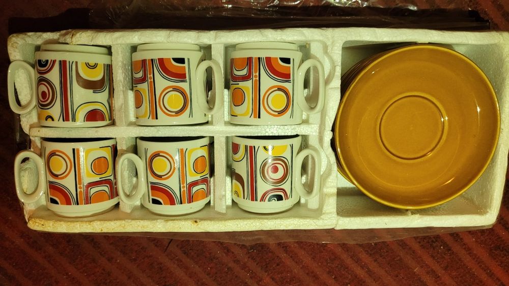 Tognana włoski komplet do espresso, nowy