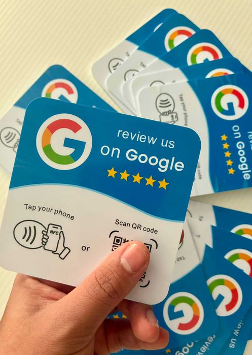 Cartões Inteligentes para Avaliações do Google