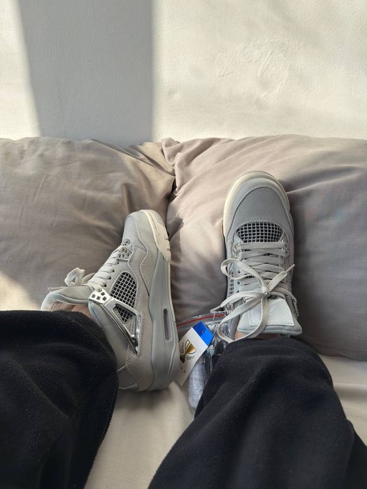 36-45 Nike Jordan 4 Grey Silver