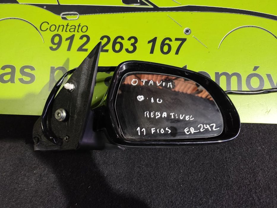 SKODA OCTAVIA II RETROVISOR REBATÍVEL - ER242