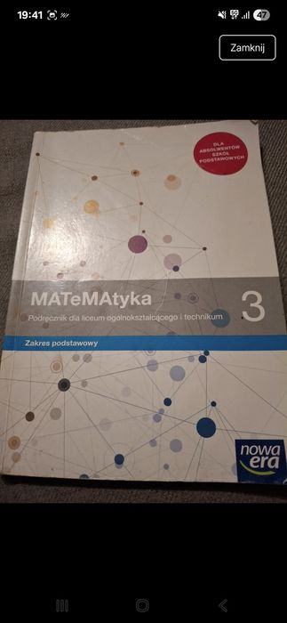 Matematyka: Podręcznik do 3 klasy