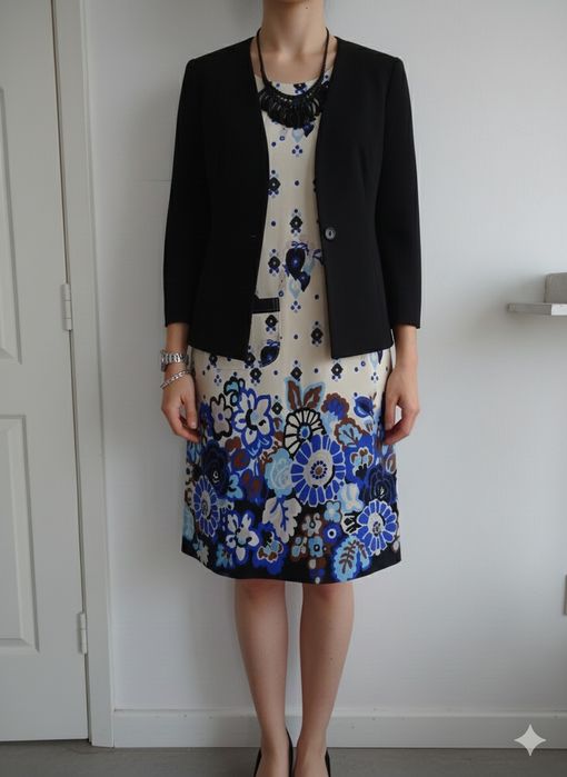 Vestido floral elegante - Tamanho M / L