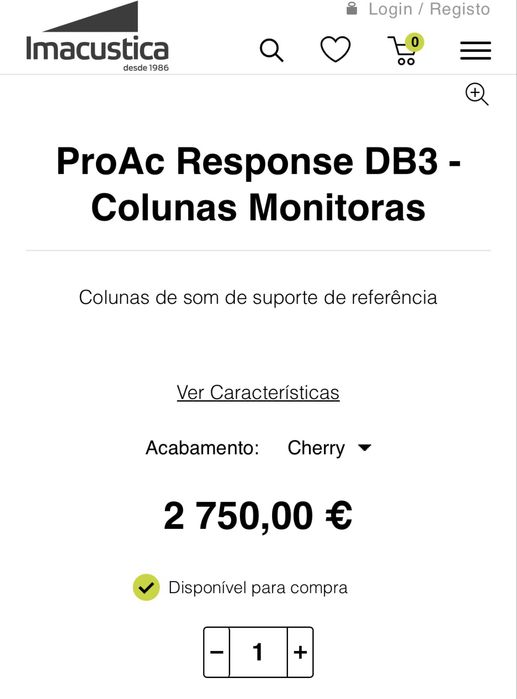 ProAc Response, colunas.