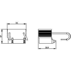 Обмежувач перенапруги (RC element) 3RT1956-1CD02