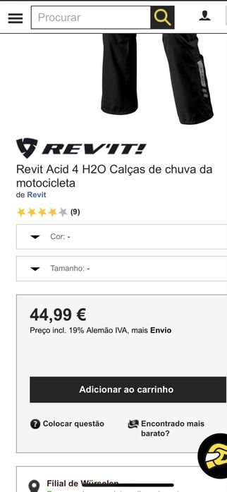 Fato completo impermeável de andar de mota