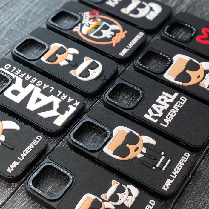 Чохол на iPhone Айфон чехол casetify Karl lagerfeld карт лагерфельд