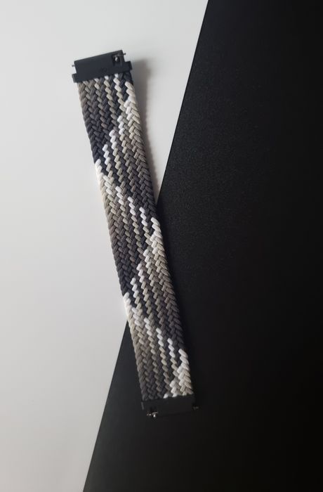 Pasek plecionego materiału 20 mm do zegarka Samsung, Huawei, Amazfit,