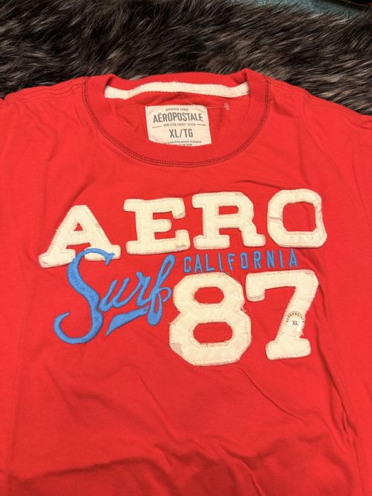 T-shirt Aéropostale California Surf 87 – Vermelha (Tam. XL)
