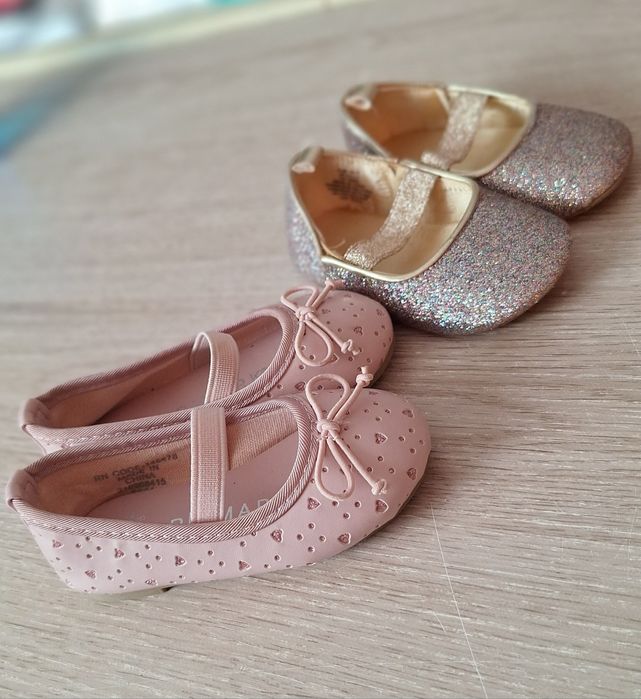 Buciki dziewczęce 2 pary H&M Primark