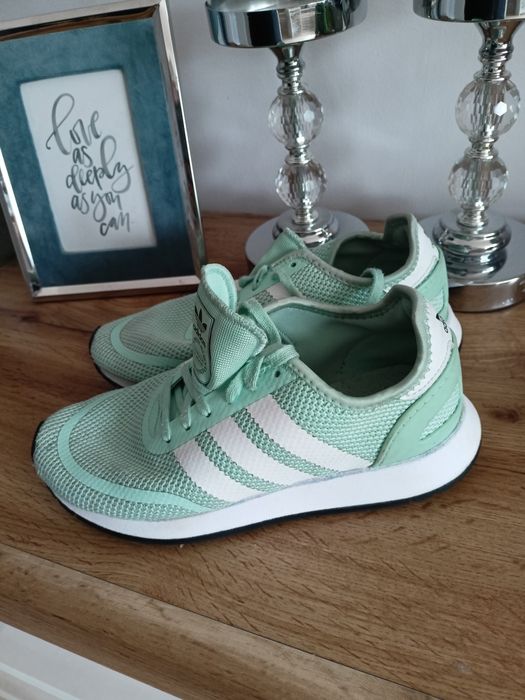 Buty adidas 38 miętowe