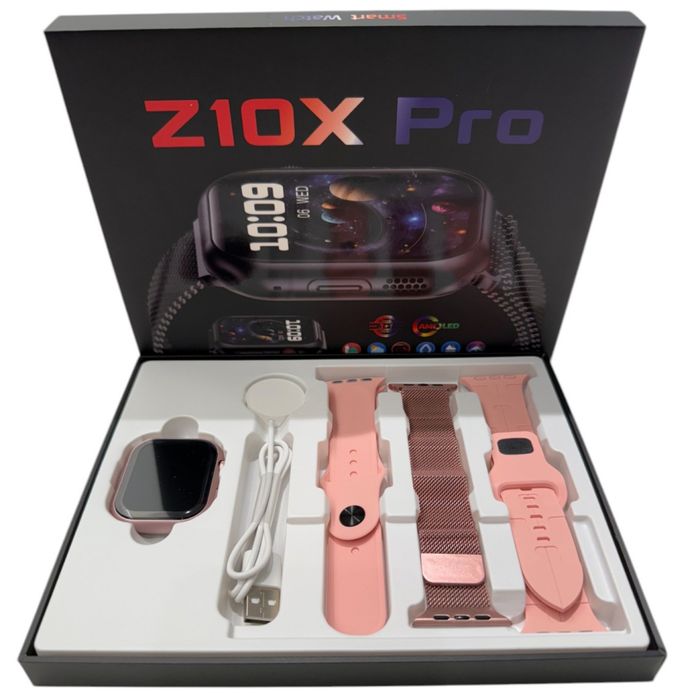 Smartwatch Z10X Pro c/ 3 Braceletes