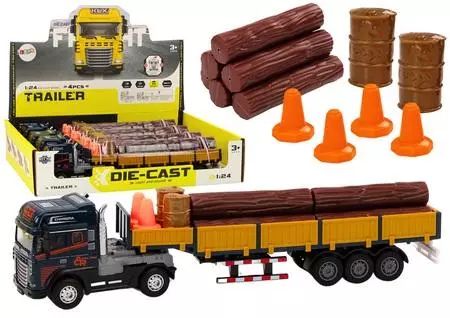 Ciężarówka z drewnem 1:24. LEAN Toys