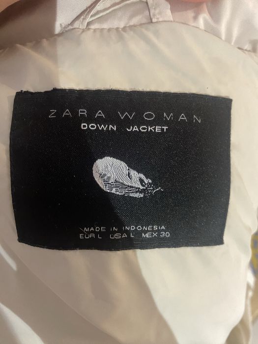 Kurtka naturalnym puchem kaczym ZARA